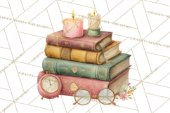 Cottagecore Clipart PNG, Whimsical Aesthetic Cozy Scenes Product Image 4