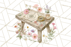 Cottagecore Clipart PNG, Whimsical Aesthetic Cozy Scenes Product Image 2