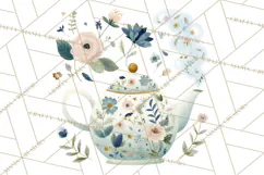 Cottagecore Clipart PNG, Whimsical Aesthetic Cozy Scenes Product Image 5