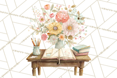 Cottagecore Clipart PNG, Whimsical Aesthetic Cozy Scenes Product Image 3