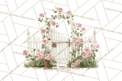 Cottagecore Clipart PNG, Whimsical Aesthetic Cozy Scenes Product Image 2