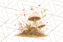 Cottagecore Clipart PNG, Whimsical Aesthetic Cozy Scenes Product Image 4