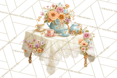 Cottagecore Clipart PNG, Whimsical Aesthetic Cozy Scenes Product Image 4