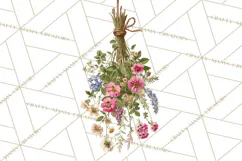 Cottagecore Clipart PNG, Whimsical Aesthetic Cozy Scenes Product Image 2