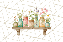 Cottagecore Clipart PNG, Whimsical Aesthetic Cozy Scenes Product Image 4
