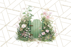 Cottagecore Clipart PNG, Whimsical Aesthetic Cozy Scenes Product Image 2
