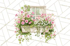 Cottagecore Clipart PNG, Whimsical Aesthetic Cozy Scenes Product Image 5