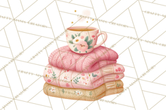 Cottagecore Clipart PNG, Whimsical Aesthetic Cozy Scenes Product Image 3