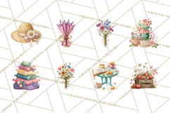 Cottagecore Clipart PNG, Whimsical Aesthetic Cozy Scenes Product Image 6