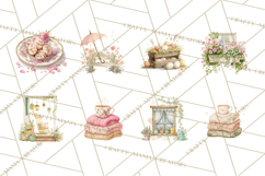 Cottagecore Clipart PNG, Whimsical Aesthetic Cozy Scenes Product Image 2