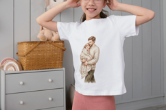 Cottagecore Dad and Daughter PNG Clipart Bundle Product Image 4