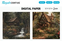 Cottagecore Digital Paper, Cottagecore Background Product Image 1
