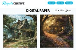 Cottagecore Digital Paper, Cottagecore Background Product Image 1