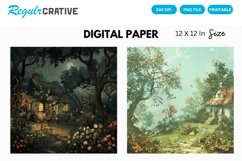 Cottagecore Digital Paper, Cottagecore Background Product Image 1