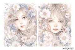 Victorian Floral Fairies Junk Journal Pages | Magic Design Product Image 2
