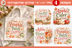 Pumpkin Patch Market Bundle, Watercolor Sublimation Product Image 2