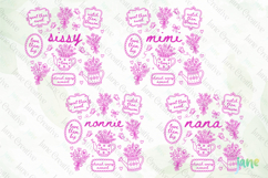 Cottagecore Floral Mama SVG PNG Product Image 1