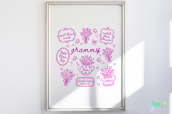 Cottagecore Floral Mama SVG PNG Clipart Product Image 6