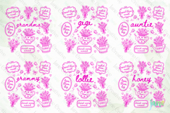 Cottagecore Floral Mama SVG PNG Clipart Product Image 7
