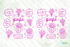 Cottagecore Floral Mama SVG PNG Product Image 1