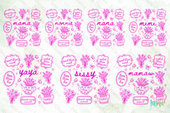Cottagecore Floral Mama SVG PNG Clipart Product Image 3