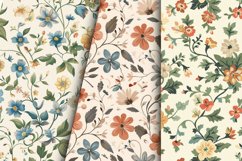 Cottagecore Floral Seamless Digital Paper Bundle Product Image 3
