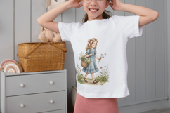 Cottagecore Garden Girl Clipart Bundle PNG 36 Images Product Image 4