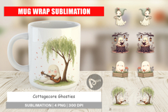 Mug Wrap Cottagecore Ghosties Product Image 1