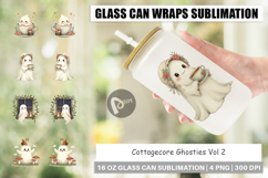 Glass Can Cottagecore Ghosties Product Image 1