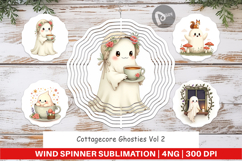 Wind Spinner Cottagecore Ghosties Product Image 1