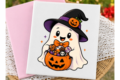 Cottagecore Halloween Ghost PNG Product Image 1