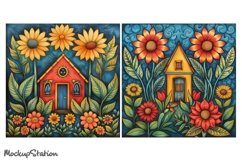 Tiny Cottage Core House Junk Journal Page | Decoupage JPG Product Image 3