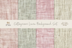Cottagecore Linen Background PNG Product Image 1