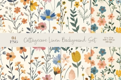 Cottagecore Linen Background Product Image 1
