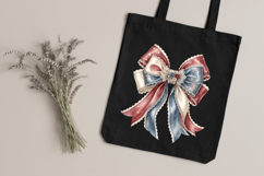 Cottagecore Patriotic Coquette Clipart | Vintage Americana Product Image 3