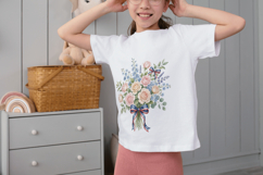 Cottagecore Patriotic Wildflower Bouquets PNG Bundle Product Image 4