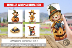 Cottagecore Scarecrows Tumbler Product Image 1