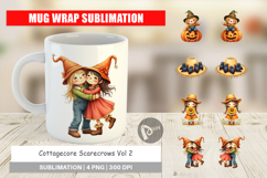 Cottagecore Scarecrows Mug Wrap Product Image 1