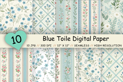 cottagecore digital paper, cottagecore seamless pattern, blue cottagecore pattern, vintage cottagecore paper, floral cottagecore design, romantic cottagecore pattern, cottage floral paper, soft blue pattern, country floral pattern, shabby chic paper, cott