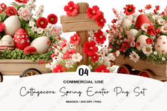 Cottagecore Spring Easter Png Sublimation Product Image 1