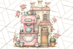 Cottagecore Valentine Kitchen Appliance Clipart PNG Clip Art Product Image 2