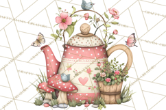 Cottagecore Valentine Kitchen Appliance Clipart PNG Clip Art Product Image 5