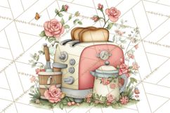 Cottagecore Valentine Kitchen Appliance Clipart PNG Clip Art Product Image 4