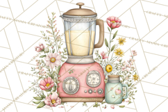 Cottagecore Valentine Kitchen Appliance Clipart PNG Clip Art Product Image 3