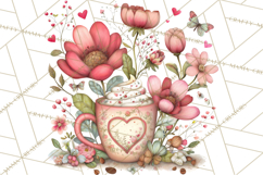 Cottagecore Valentine Kitchen Appliance Clipart PNG Clip Art Product Image 2