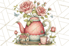 Cottagecore Valentine Kitchen Appliance Clipart PNG Clip Art Product Image 4