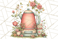 Cottagecore Valentine Kitchen Appliance Clipart PNG Clip Art Product Image 5