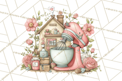 Cottagecore Valentine Kitchen Appliance Clipart PNG Clip Art Product Image 2