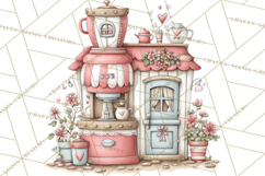Cottagecore Valentine Kitchen Appliance Clipart PNG Clip Art Product Image 5