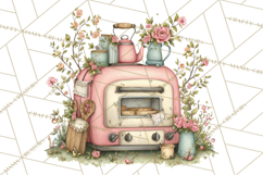 Cottagecore Valentine Kitchen Appliance Clipart PNG Clip Art Product Image 2